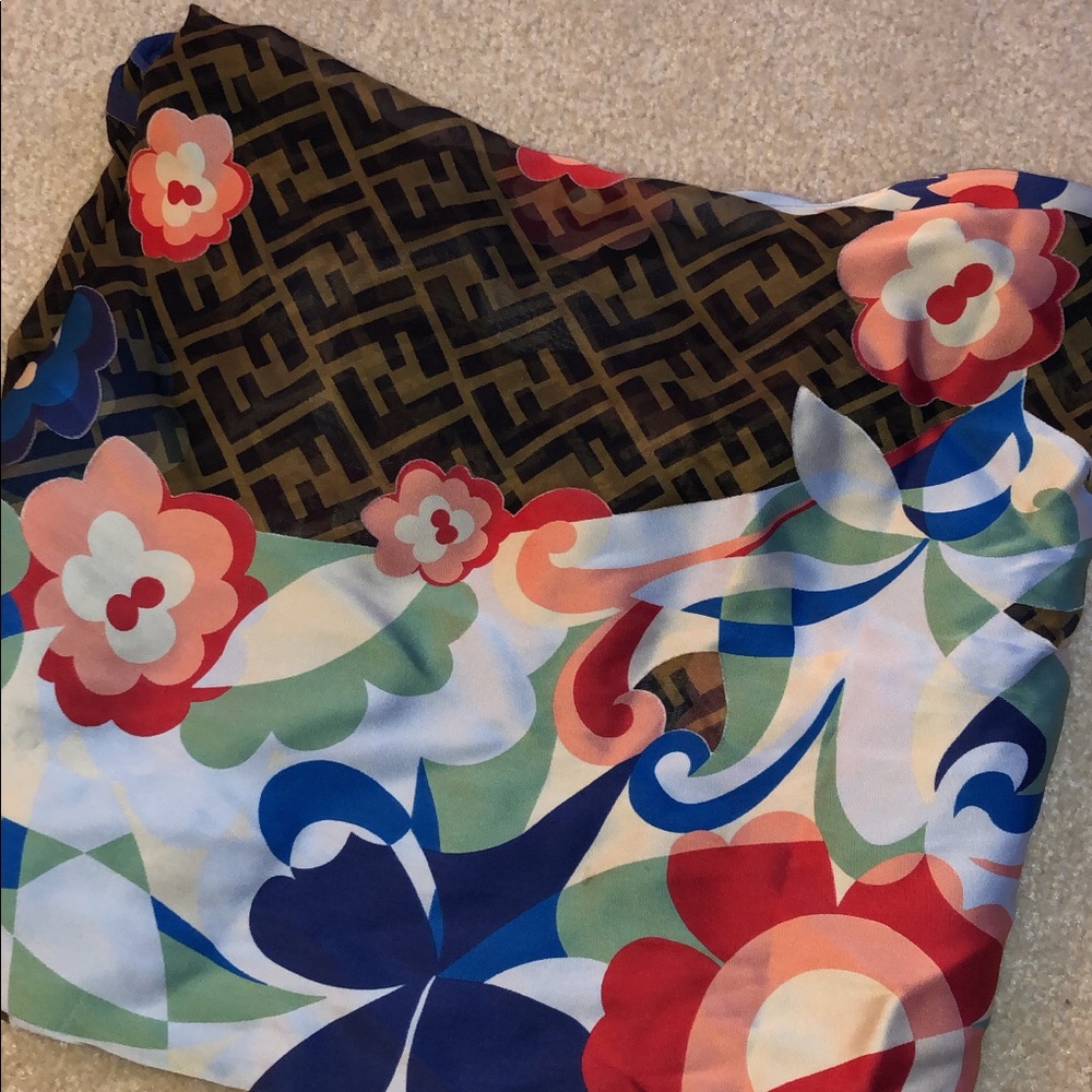 Floral Fendi Scarf